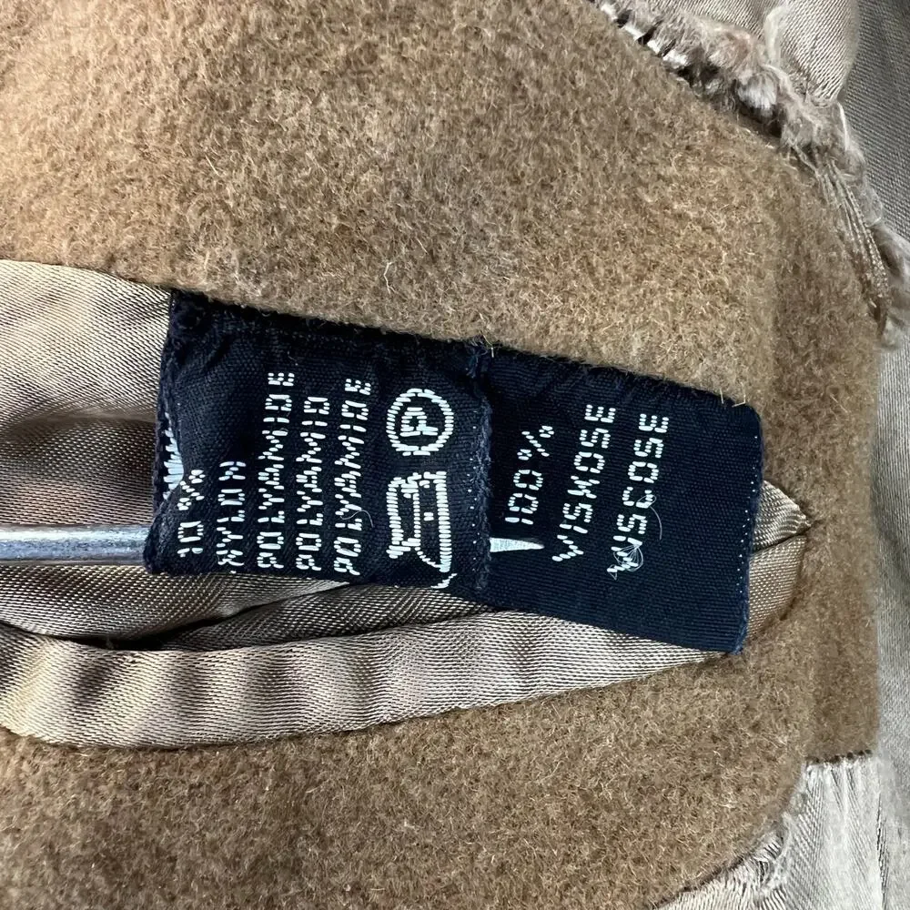 Rare Van Gils Mens Cashmere Coat Vintage Camel Tan 3 Button Overcoat Sz 36-38